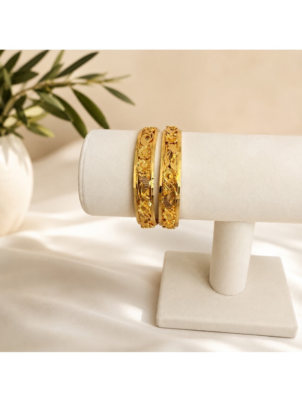 Gold Plated Bangles